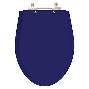Assento Sanitario Poliester Absolute Azul Cobalto para vaso Ideal Standard