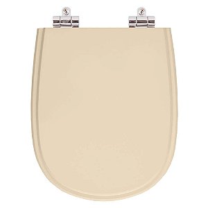 Assento Sanitario Poliester com Amortecedor Paris Visone (Salmao) para Vaso Ideal Standard