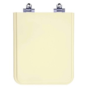 Tampa de Vaso Sanitário com Amortecedor Square Bone (Bege Claro) para Bacia Incepa Cidamar