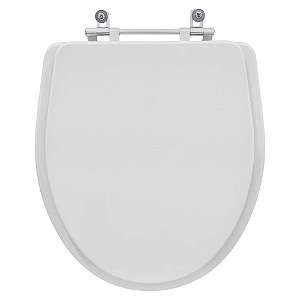 Assento Sanitario Poliester Victoria Branco para vaso Roca