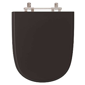 Assento Sanitario Ezedra Preto para vaso Ideal Standard