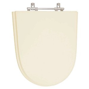 Assento Sanitario Poliester Century Creme para vaso Deca