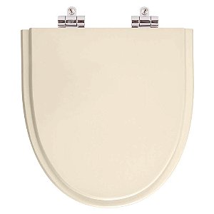 Assento Sanitário Poliester Soft Close Studio Pêssego Rosa Shell para vaso Incepa
