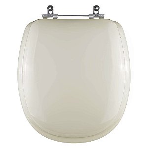Assento Sanitario Almofadado Fast  Bege Claro para Vaso Deca