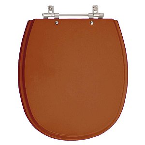 Assento Sanitário Village Caramelo para vaso Deca