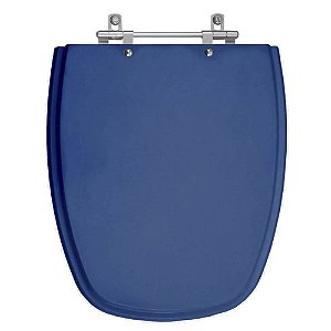 Assento Sanitário Monte Carlo Azul Para Vaso Deca