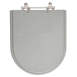 Tampa de Vaso Sanitário Jasmim Cinza Escuro para bacia Fiori