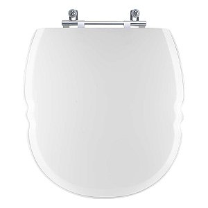 Assento Sanitário Poliéster Massima Branco para vaso Incepa