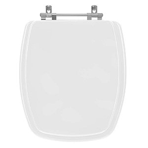 Tampa de Vaso Acrilico Laguna Branco para bacia Hervy 6lpf