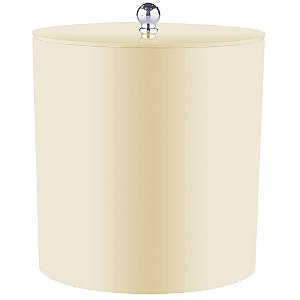 Lixeira para Banheiro Bege Claro 20 x 20cm - 6,2l