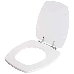 Tampa de Vaso Poliéster Iris Branco para bacia Onix