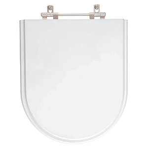 Assento Sanitário Poliéster Lift Branco para vaso Docol 6lpf