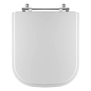 Assento Sanitário Poliéster Stillo Branco para vaso Docol