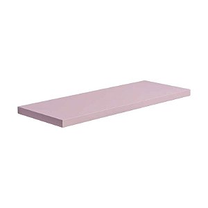 Prateleira 30 x 15cm Rosa Claro Suporte Invisível