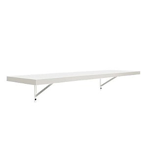 Prateleira 70 x 25cm Branco Espessura 25mm Mão Francesa