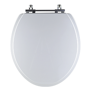 Tampa Vaso Sanitário Poliester Acrilico Flamingo Branco para bacia Incepa