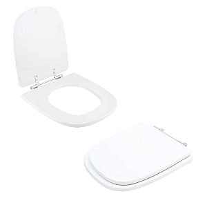 Tampa Vaso Sanitário Poliester Acrilico Ibiza Branco para bacia Incepa