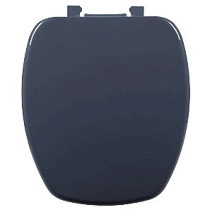 Tampa de Vaso Assento Sanitário Almofadado Astra Thema Cinza Escuro para bacia Incepa