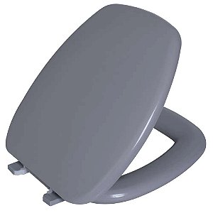Tampa de Vaso Assento Sanitário Almofadado Astra Thema Cinza Claro para bacia Incepa