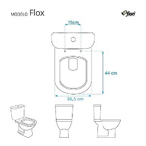 Tampa de Vaso Acrílico Decorado Flox Transparente para bacia Fiori