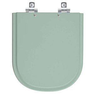 Assento Sanitário Soft Close Flox Verde Claro para vaso Fiori