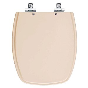 Assento Sanitário Soft Close Primula Plus Salmao para vaso Fiori