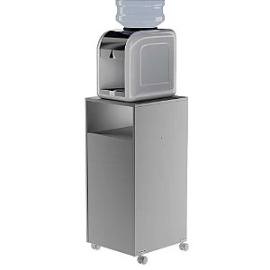 Aparador Branco Esconde Botijão De Gás Com Rodízios