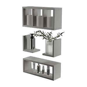 Nichos Prateleiras Decorativas Versalhes 40cm Branco para Banheiro