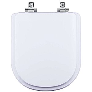 Assento Sanitário Laqueado Soft Close Lorenluna Branco Para vaso Lorenzetti