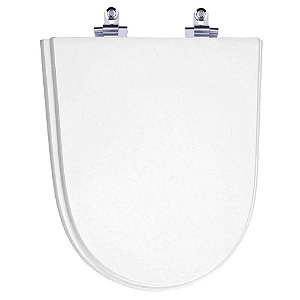 Assento Sanitário Laqueado Soft Close Century Branco para vaso Deca