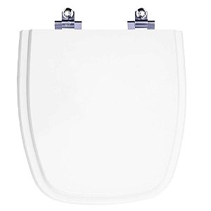 Assento Sanitário Laqueado Soft Close Angra Branco para vaso Logasa