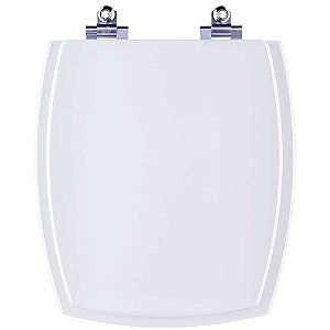 Assento Sanitário Laqueado Soft Close Anturius Branco para vaso Luzarte