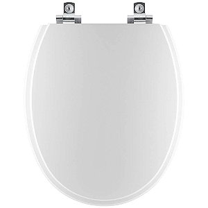 Assento Sanitário Soft Close Praxis Branco para vaso Kza3