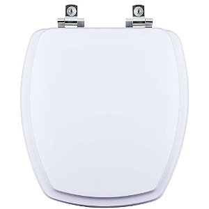 Assento Sanitário com Fechamento Lento Mondialle Branco para vaso Mondialle