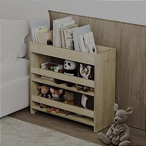 Organizador Infantil Petiz para Livros e Brinquedos Carvalho