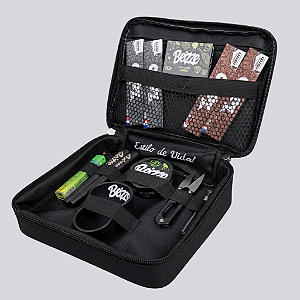 Kit Premmium Beizze 13 Itens Case Grande Tecido