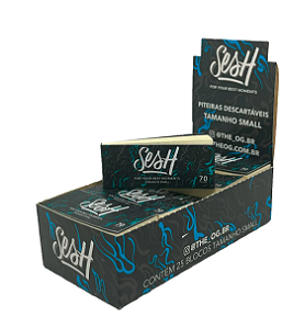Piteira de Papel Sesh Small Caixa com 25 Blocos | 70 Piteiras por Livreto