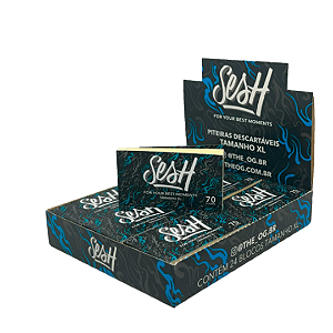 Piteira de Papel Sesh XL Caixa com 24 Blocos | 70 Piteiras por Livreto