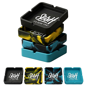 Cinzeiro de Silicone Sesh Cores Diversas | Resistente, Flexível e Fácil de Limpar