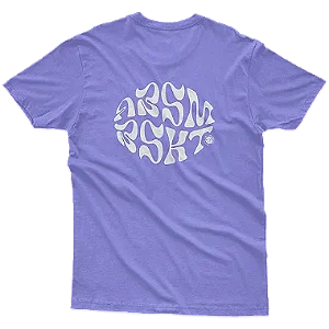 Camiseta Ecológica Abysmal "BSKT" Azul Hortência Oversized