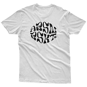 Camiseta Ecológica Abysmal "BSKT" Branca Oversized