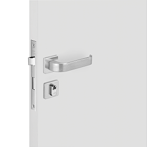 Conjunto de Fechadura | ODIN CA - CROMO ACETINADO | EXTERNO