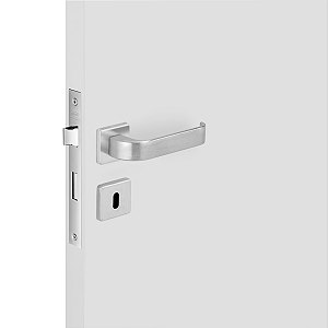 Conjunto de Fechadura | ODIN CA - CROMO ACETINADO | INTERNO