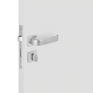 Conjunto de Fechadura | ODIN CA - CROMO ACETINADO | BANHEIRO