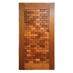 Porta Pivotante Tijolinho