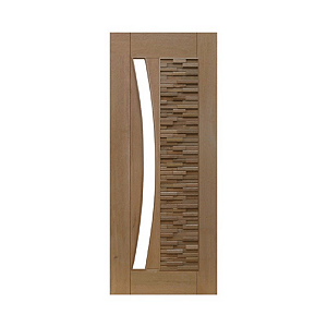 Porta Pivotante Mix para Vidro em Arco