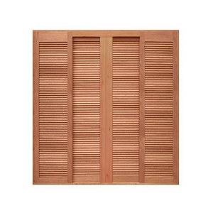 Porta Veneziana de Correr Quadriculada ou Panorâmica 6 Folhas