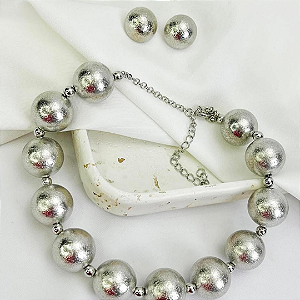 Conjunto colar e brincos