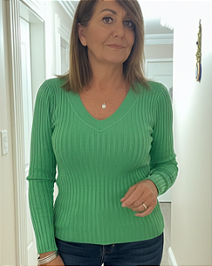 Blusa básica canelada