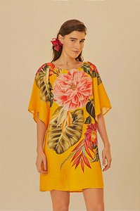 Vestido Curto Estampado Floral Solar